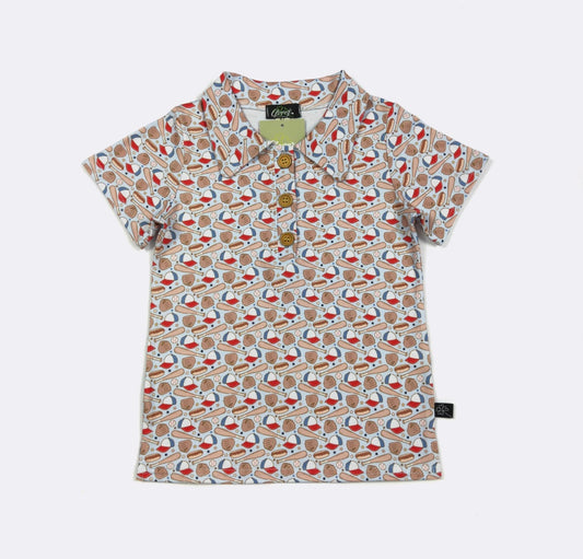 Clothing for Toddler Boy - Play Ball Boy Collar Shirt