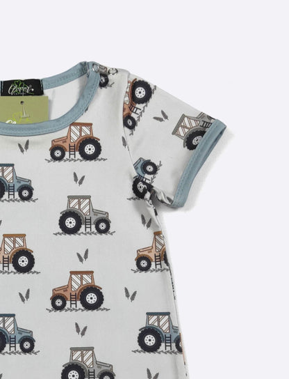 Clothing for Baby Boy - Tiny Tractor Boy Romper