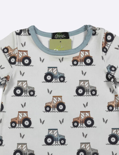 Clothing for Baby Boy - Tiny Tractor Boy Romper