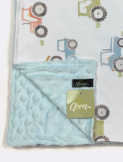 Baby Blanket - Tractor Trot