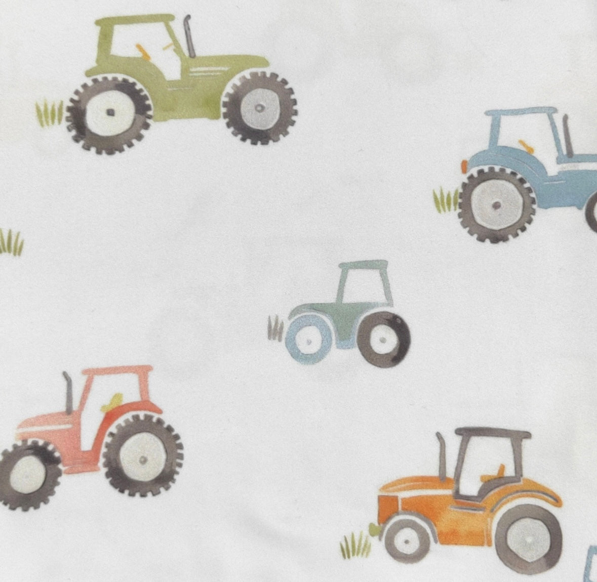 Clothing for Baby boy - Tractor Trot Baby Knotted Gown