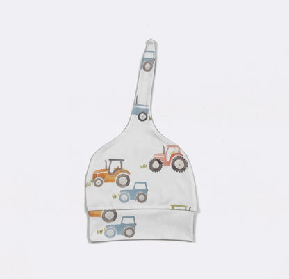 Clothing for Baby boy - Tractor Trot Baby Knotted Gown
