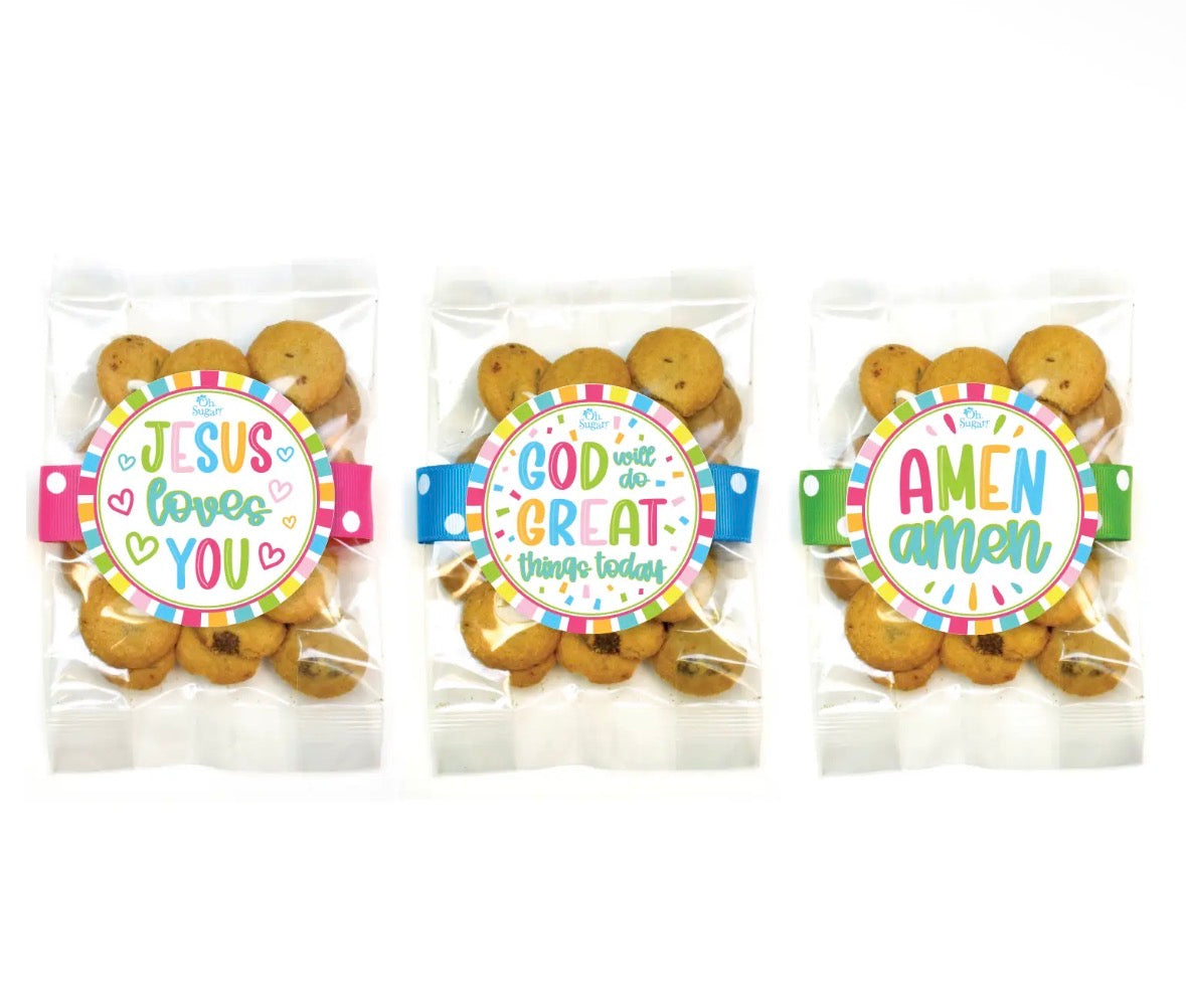Oh, Sugar! Cookie Bags (small) with Praise - Chocolate Chip