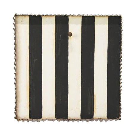 Decor RTC - Black & White Striped Gallery Display Board
