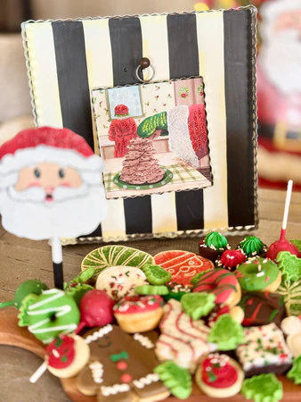 Decor RTC - Black & White Striped Gallery Display Board