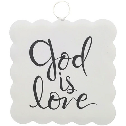 Decor - RTC Mini Art Scallop "God is Love"