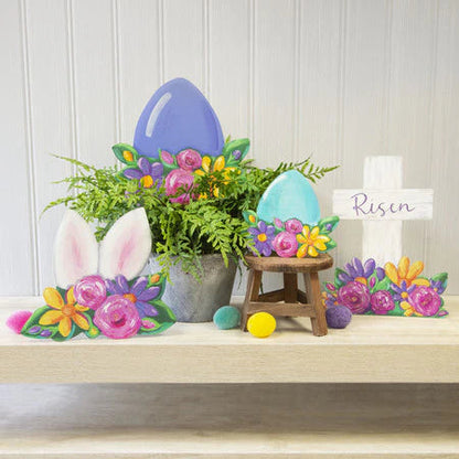 Decor - RTC Risen Cross & Flowers