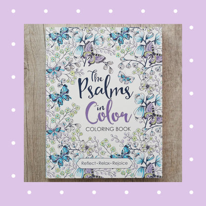 The Psalms in Color Coloring Book