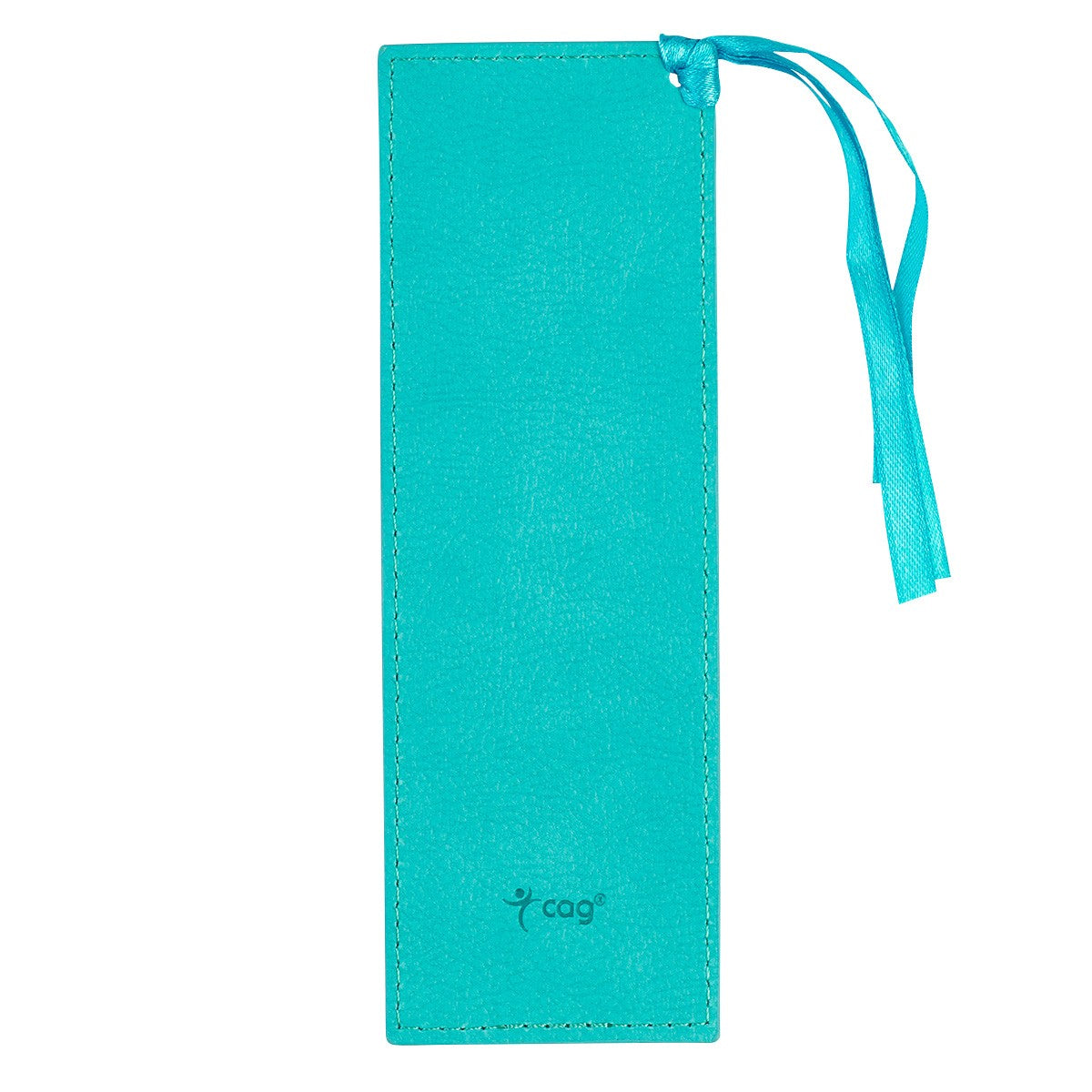 Bookmark Faux Leather Teal Everlasting Love Jer. 31:3