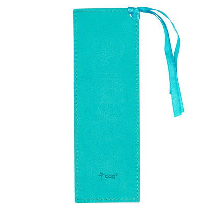 Bookmark Faux Leather Teal Everlasting Love Jer. 31:3