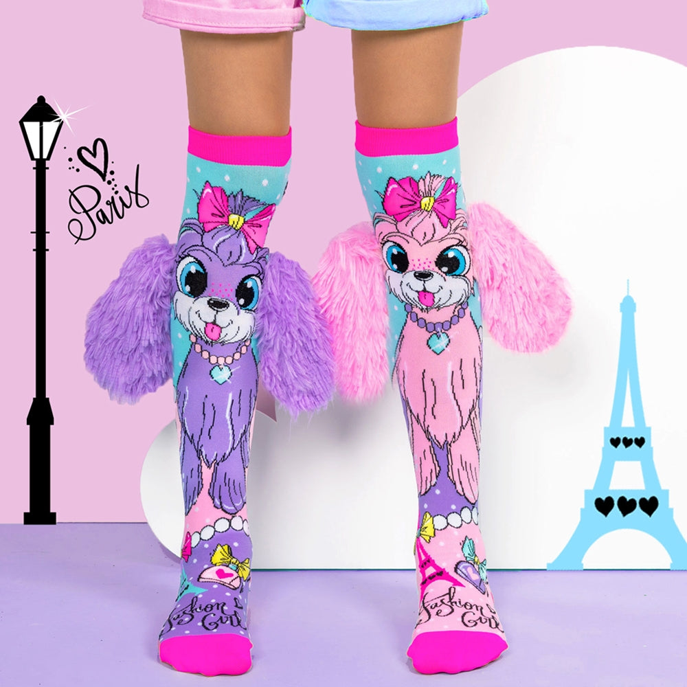 Coco in Paris Socks - ages 6-99, One size fits most