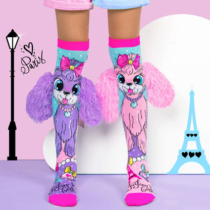 Coco in Paris Socks - ages 6-99, One size fits most