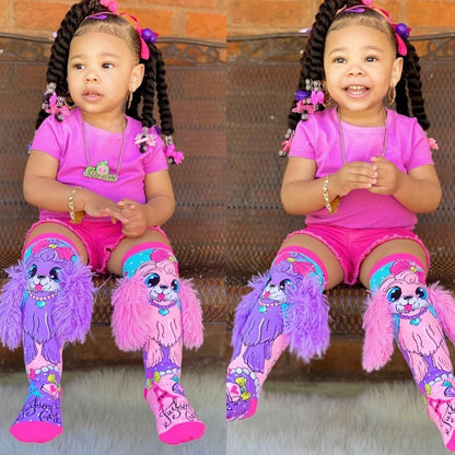 Coco in Paris Socks - ages 6-99, One size fits most