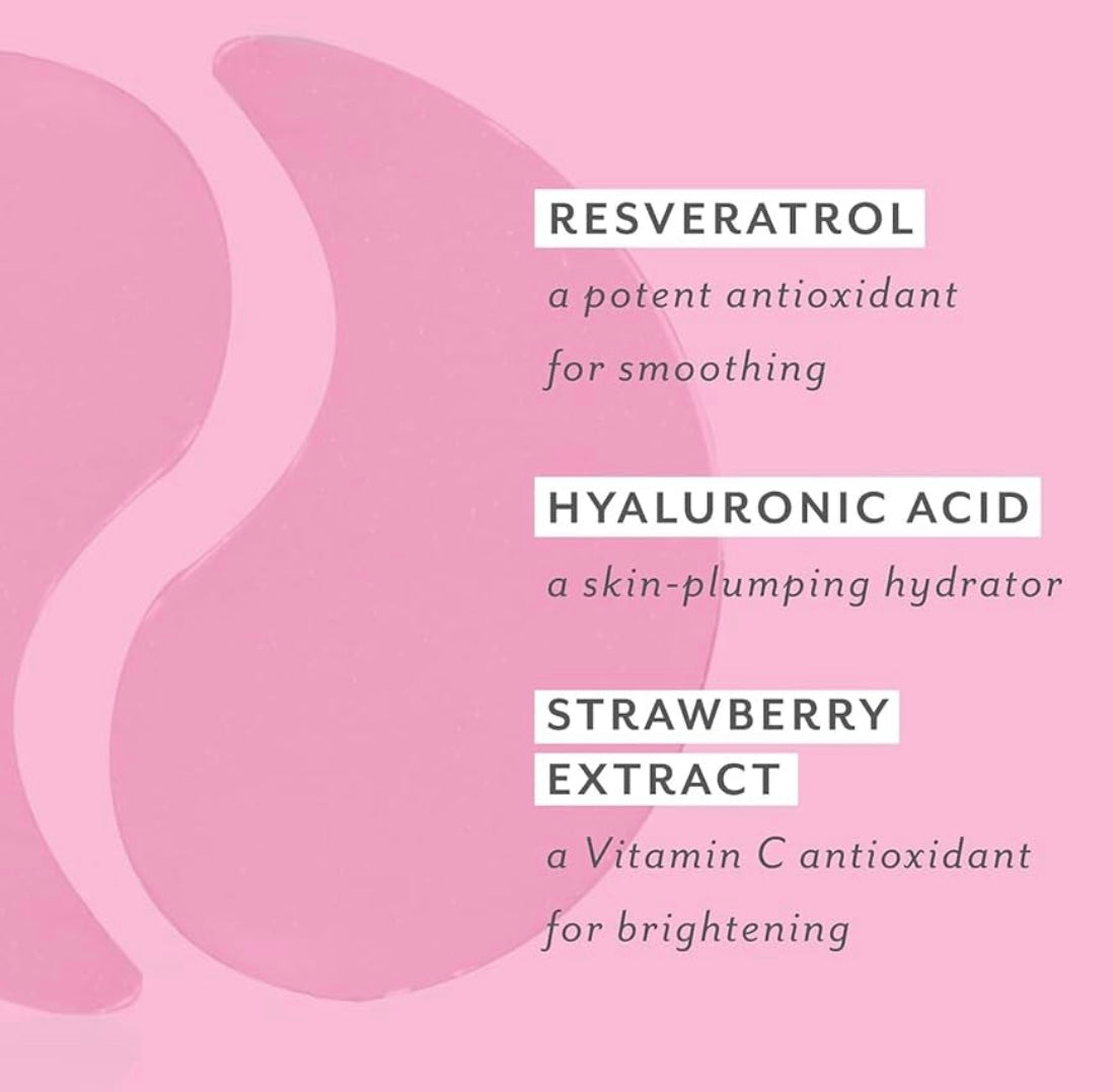 Serve Chilled Rose’ Eye Gels by Patchology (5 pairs)