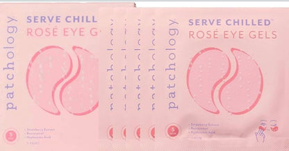 Serve Chilled Rose’ Eye Gels by Patchology (5 pairs)