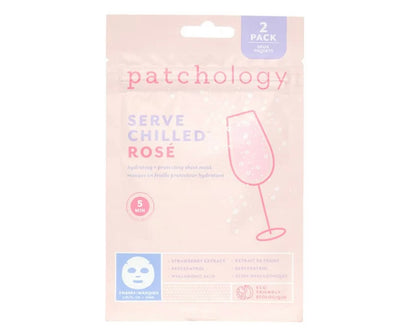 Serve Chilled Rose’ Hydrating & Protecting Mask by Patchology (2 masks)