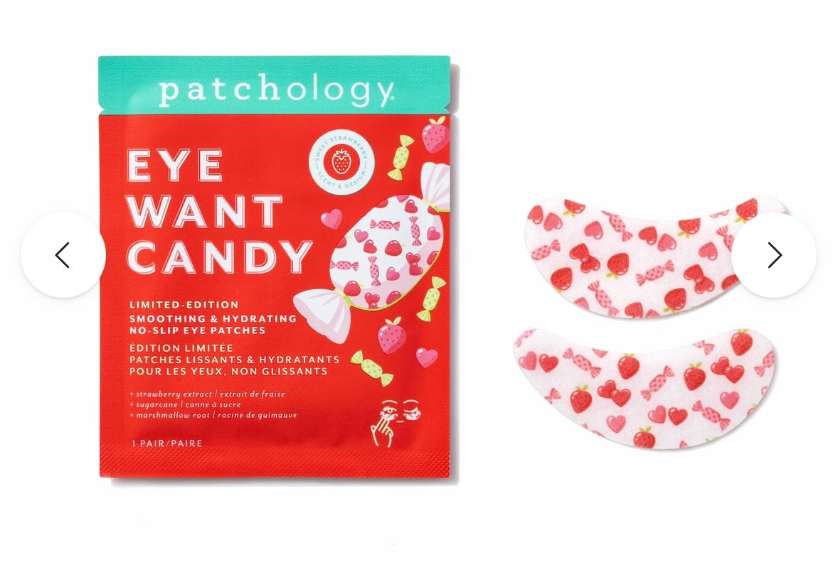 Eye Want Candy - Eye Smoothing &amp; Hydrating No-Slip Eye Patches - 1 pair