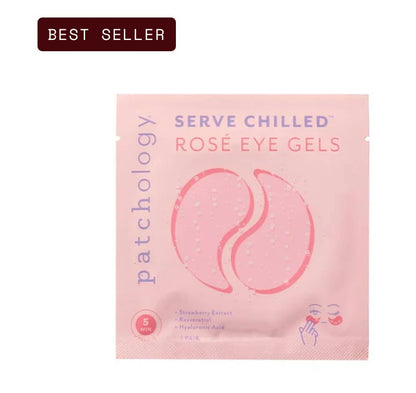 Rosé Serve Chilled™Hydrating Under Eye Masks - 1 pair