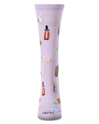 MeMoi’ Rx Bamboo Crew Socks - Lavender