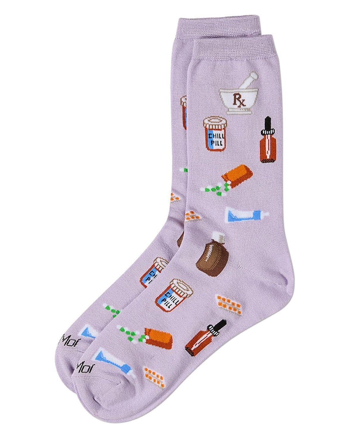 MeMoi’ Rx Bamboo Crew Socks - Lavender