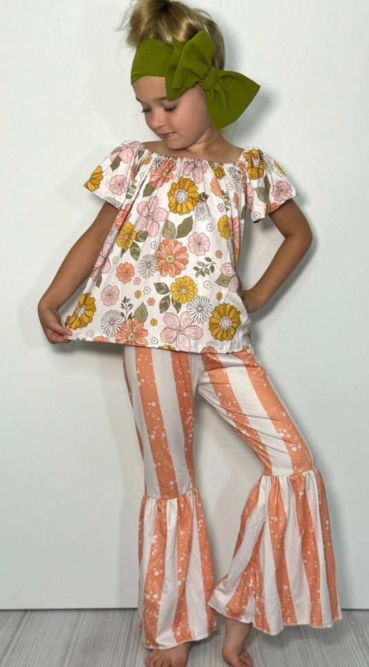 Clothing for Toddler Girl - Blush Blossom Girls Set