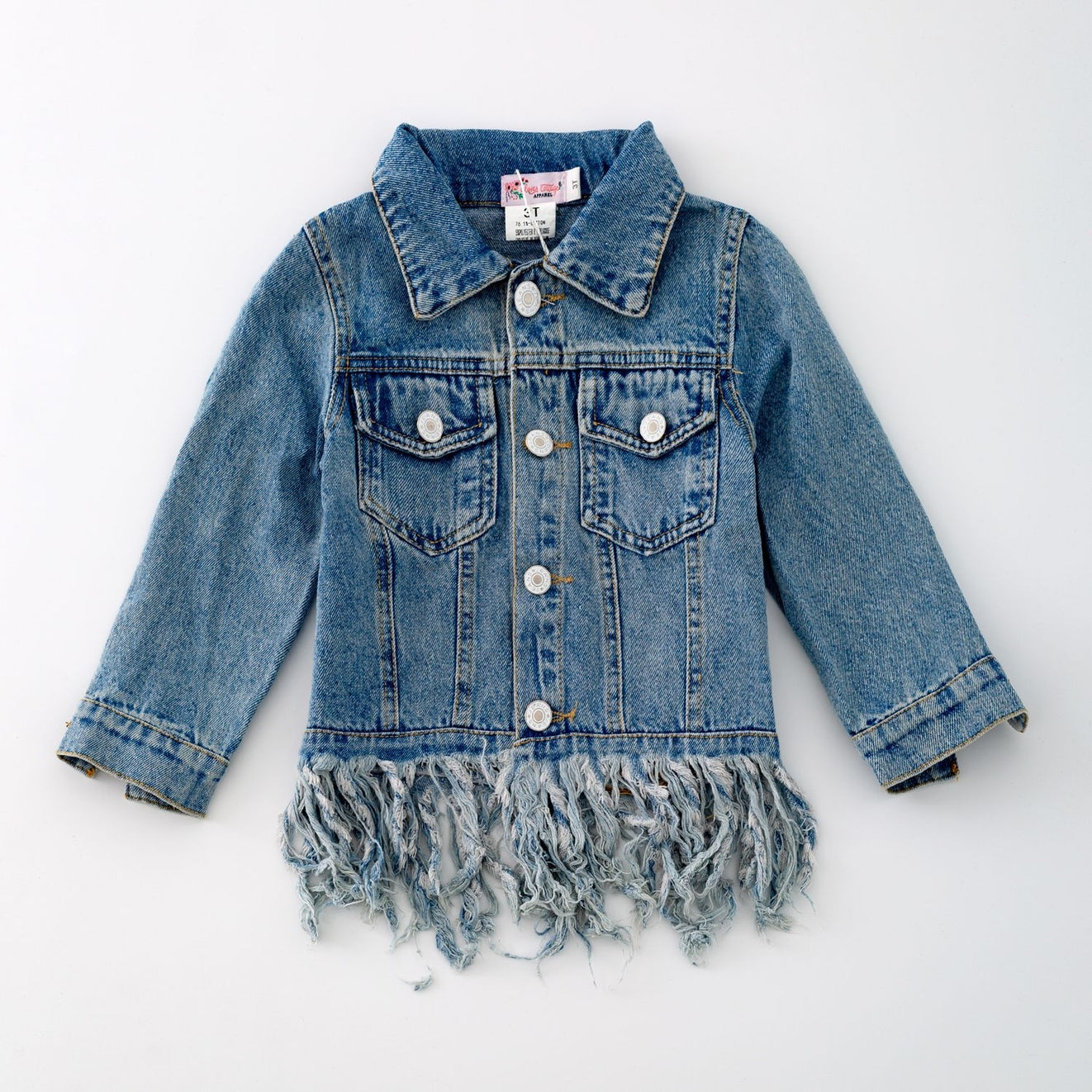 Clothing for Toddler Girl - Fringe Jean Jacket