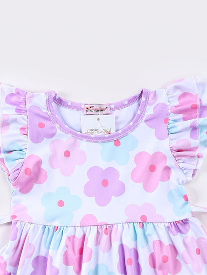 Clothing for Toddler Girl - Purple Daisy Girls Dress