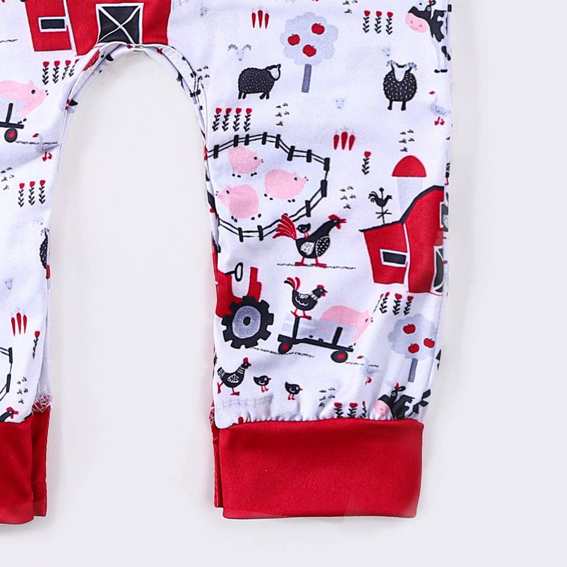 Clothing for Baby Boy-Red Barn Baby Boy Romper
