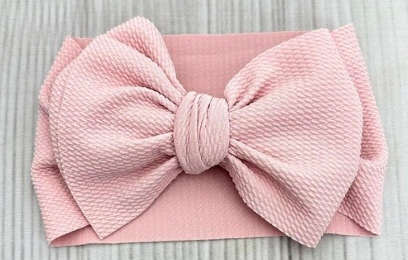 Hair Accessories - Waffle Head Wraps / Nylon Knot Headbands for girls in multiple colors