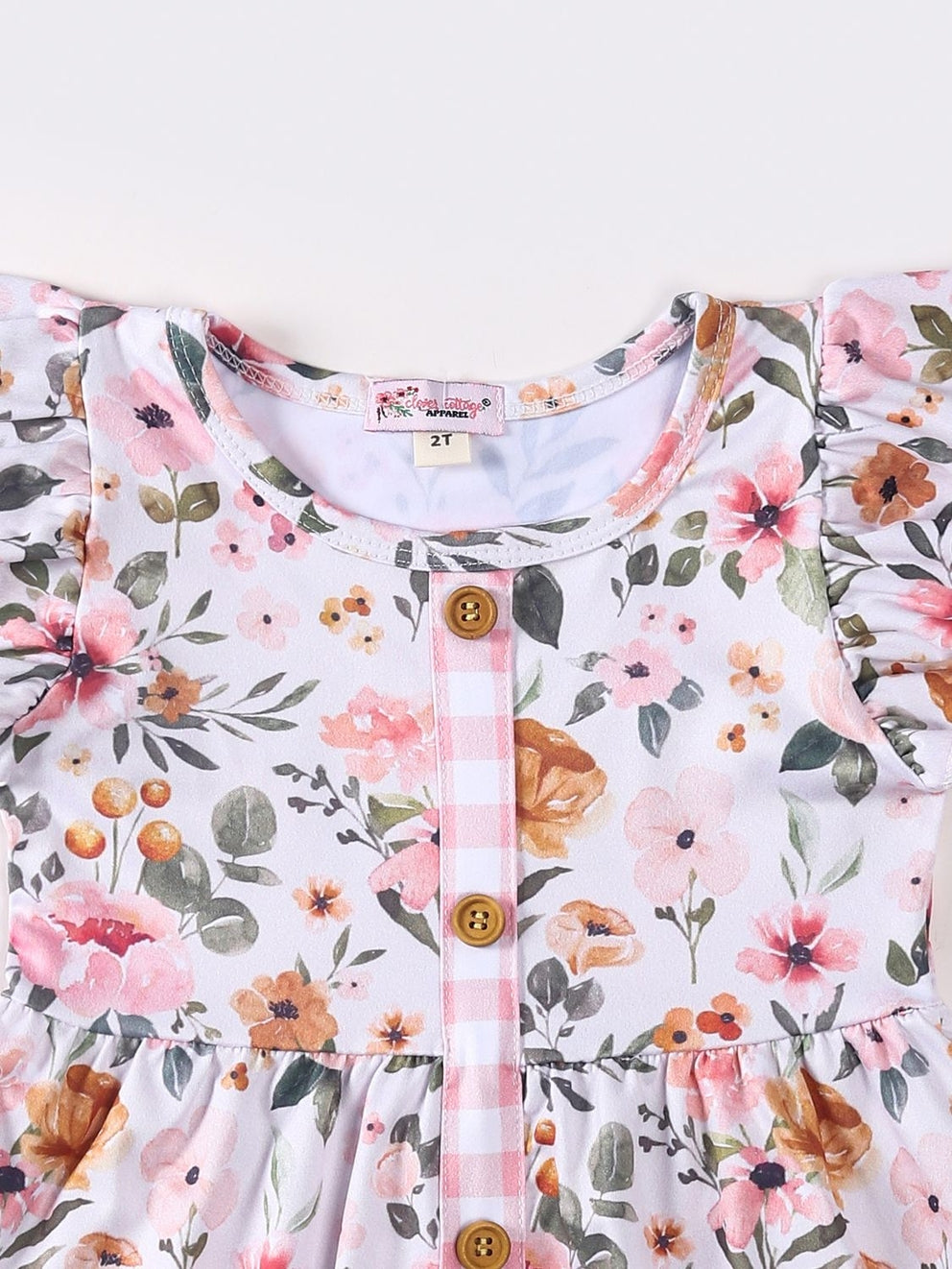 Clothing for Toddler Girl - Wispy Blooms Girls Dress