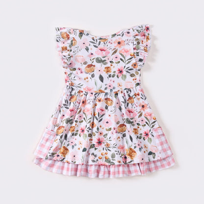 Clothing for Toddler Girl - Wispy Blooms Girls Dress