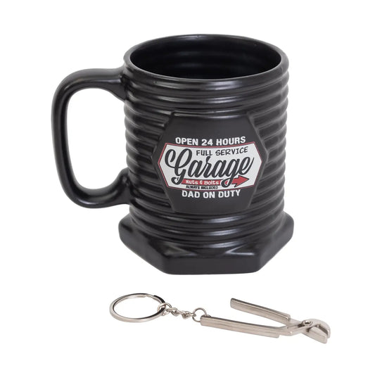 Mad Man - Nuts & Bolts Mug - Dad's Garage
