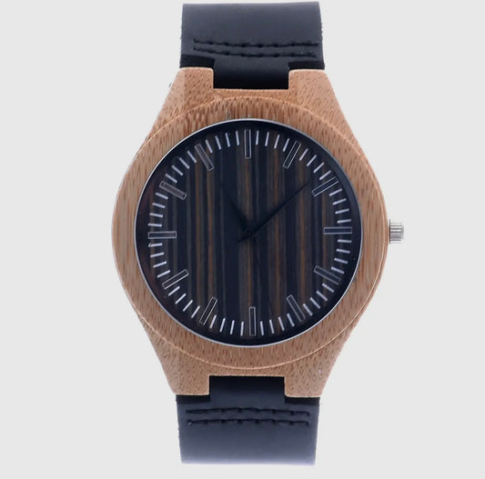 Mad Man Meridian Bamboo Watch