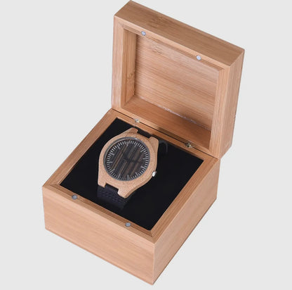 Mad Man Meridian Bamboo Watch