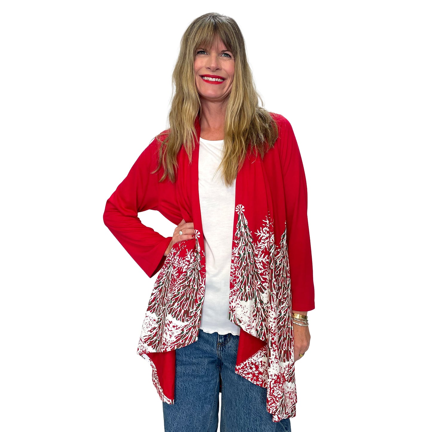 Candy Ribbon Trees Kimono