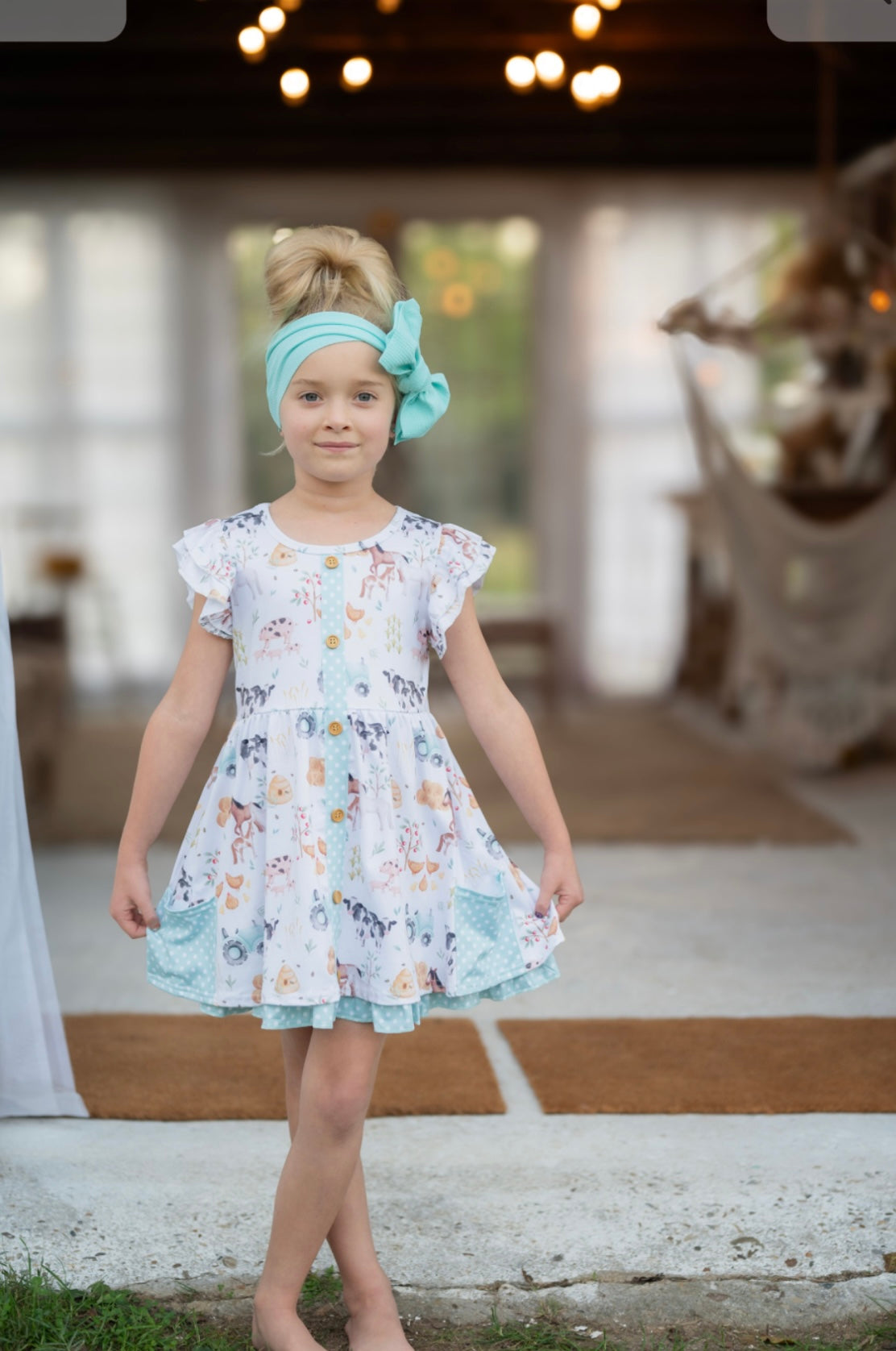Clothing for Toddler Girl - Hobby Farm Summer Girls Dress
