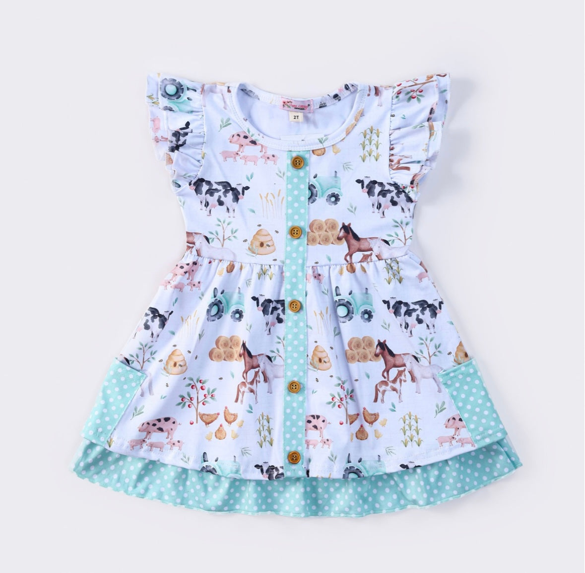 Clothing for Toddler Girl - Hobby Farm Summer Girls Dress