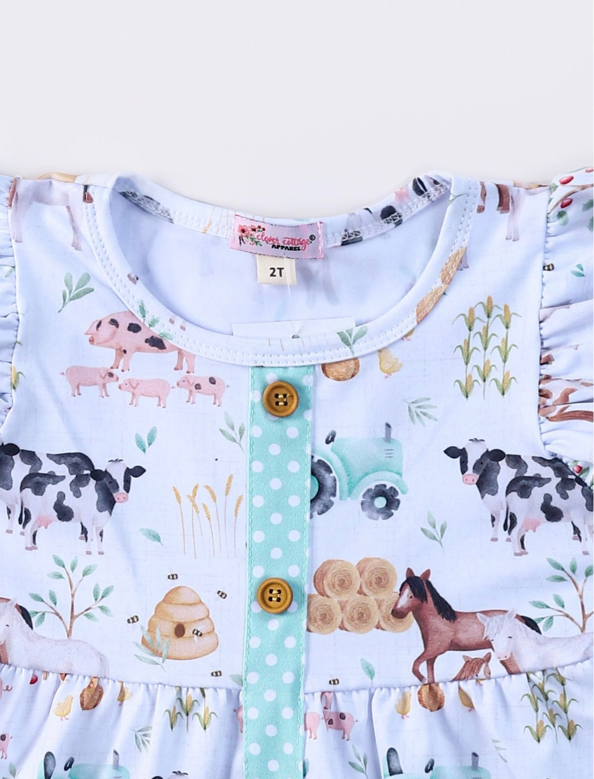 Clothing for Toddler Girl - Hobby Farm Summer Girls Dress