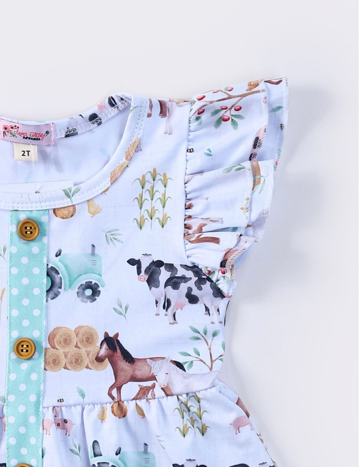 Clothing for Toddler Girl - Hobby Farm Summer Girls Dress
