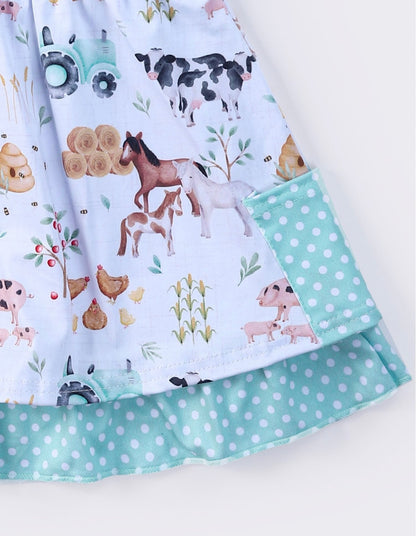 Clothing for Toddler Girl - Hobby Farm Summer Girls Dress