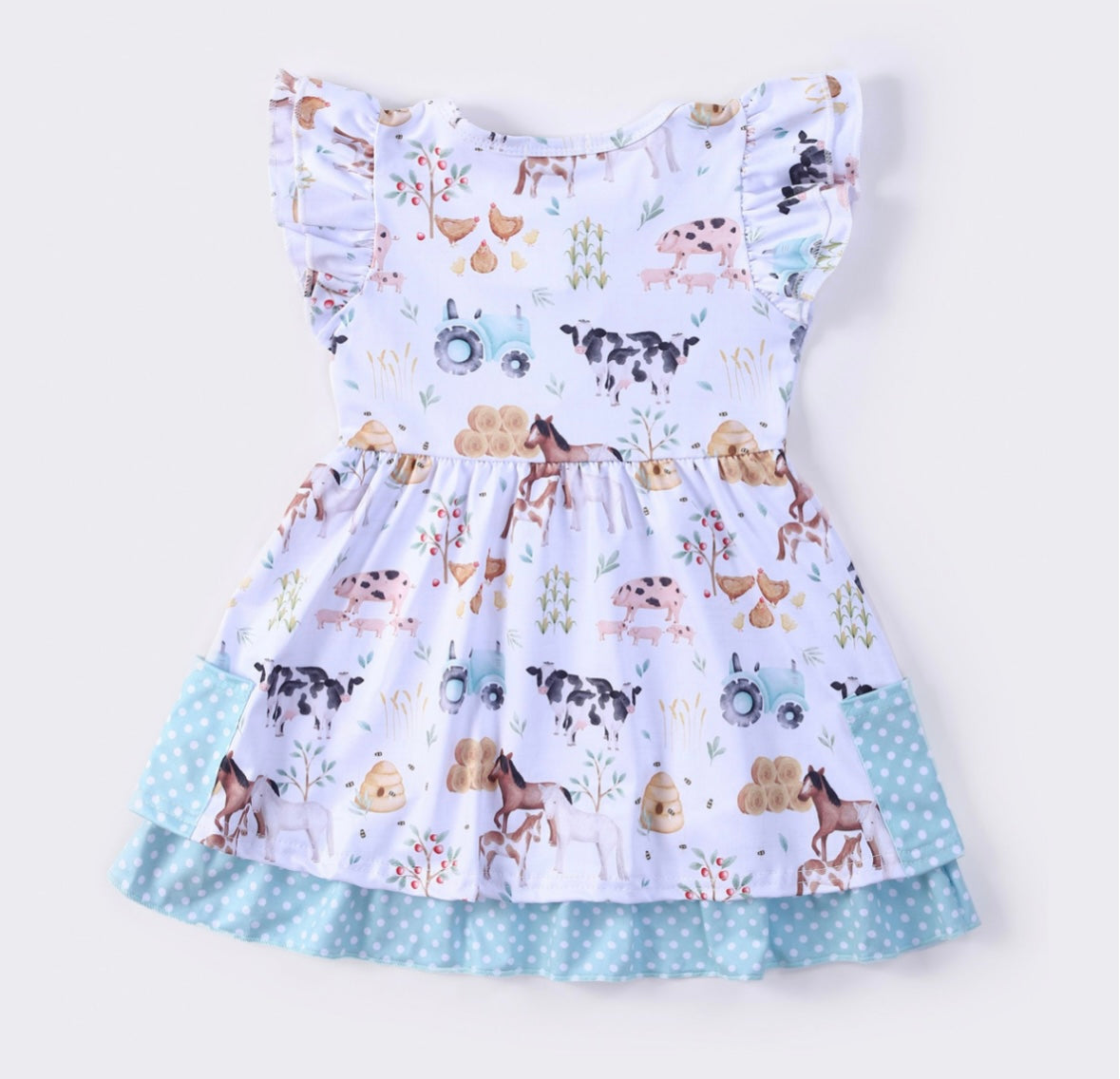 Clothing for Toddler Girl - Hobby Farm Summer Girls Dress