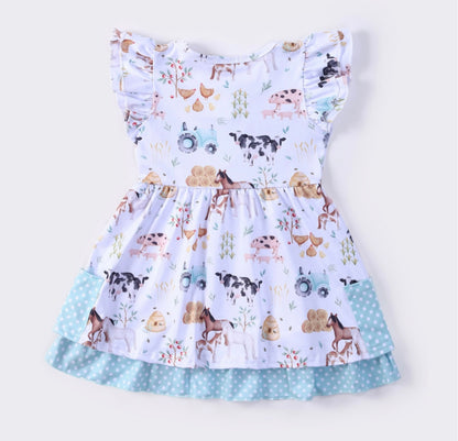 Clothing for Toddler Girl - Hobby Farm Summer Girls Dress