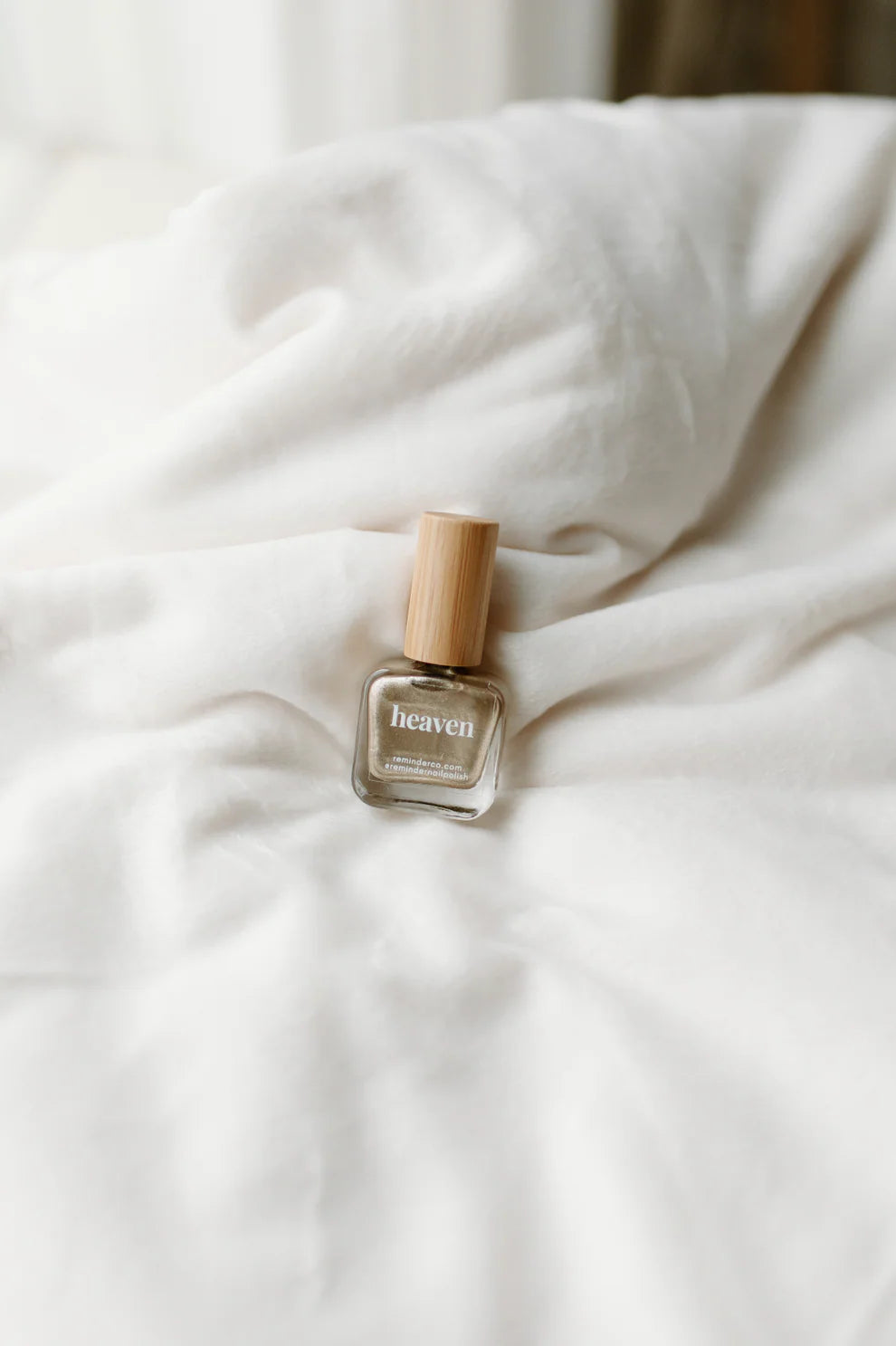 “Heaven” Non-toxic Nail Polish with an Inspirational reminder® - shiny gold