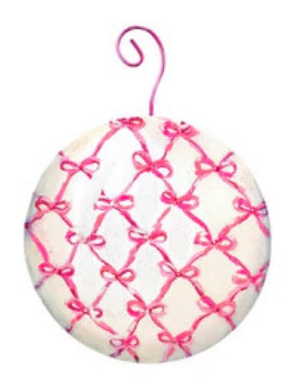 Decor RTC - Pink Fanciful Ball Ornament