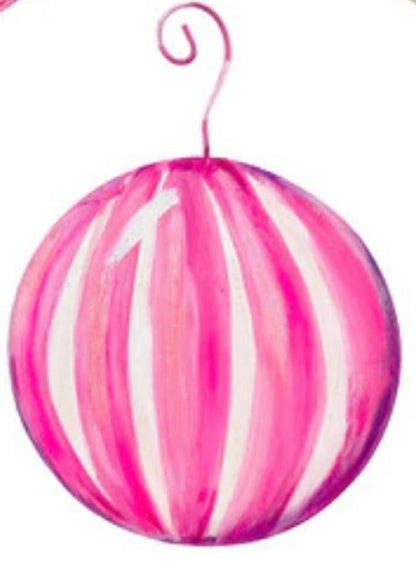 Decor RTC - Pink Fanciful Ball Ornament
