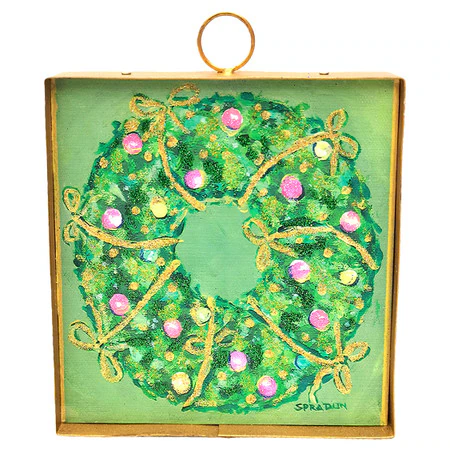 Decor RTC - Mini Art Gold Ribbon Wreath