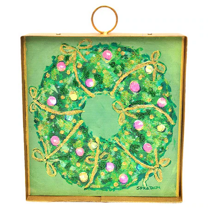 Decor RTC - Mini Art Gold Ribbon Wreath