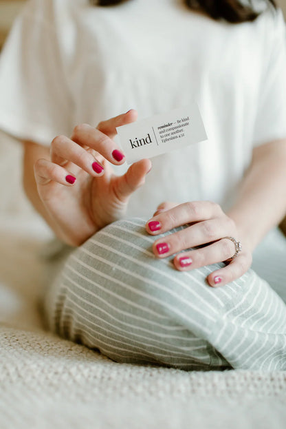 “Kind” Non-toxic Nail Polish with an Inspirational reminder® - classic magenta - this is a color you would see in a wild flower or in a stunning sunset