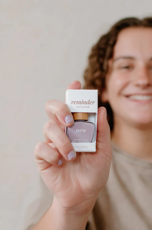 “New” Non-toxic Nail Polish with an Inspirational reminder® - a soft, gentle shade of lavender