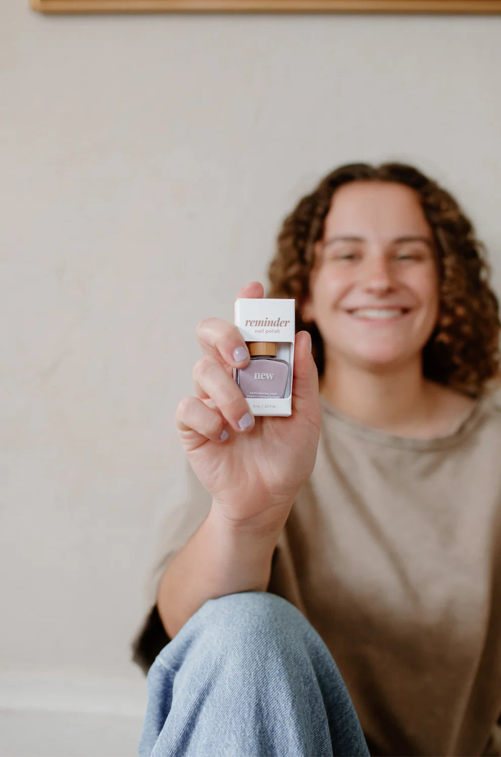 “New” Non-toxic Nail Polish with an Inspirational reminder® - a soft, gentle shade of lavender